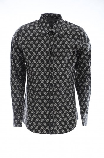 Dolce & Gabbana Men Printed Long Sleeve Shirt - G5CX7T FS5TV