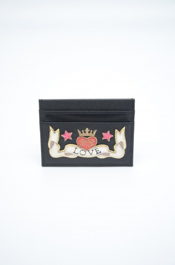 Dolce & Gabbana Women Leather Love Credit Card Holder - BI0330 AZ146