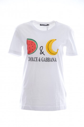 Dolce & Gabbana Camiseta Manga Corta Mujer - F8L61Z G7WNH