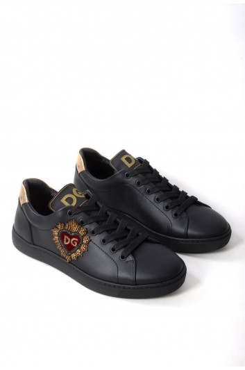 Dolce & Gabbana Men Embroidered Low-top Sneakers - CS1640 B5545