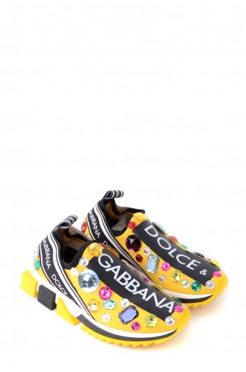 Dolce & Gabbana Women "Sorrento" Jewels Sneakers - CK1641 AZ142