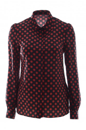 Dolce & Gabbana Women Dots Long Sleeve Shirt - F5L08T FS14N