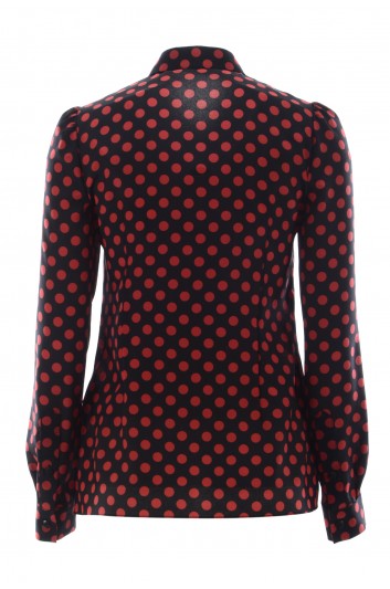 Dolce & Gabbana Women Dots Long Sleeve Shirt - F5L08T FS14N