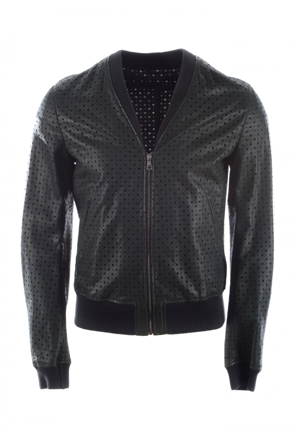 Dolce & Gabbana Quilted Logo Hooded Jacket - Man Jackets Black EU - 50
