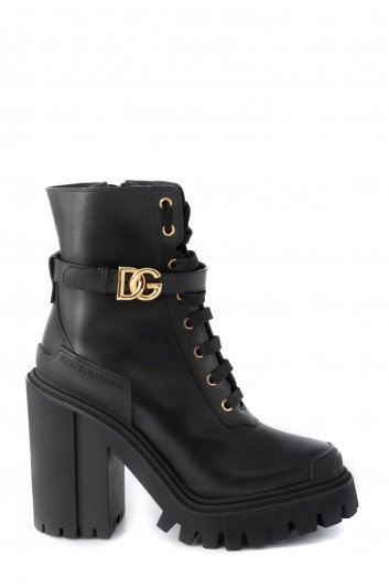 Dolce & Gabbana Women Biker Platform Zipped Boots - CT0781 A1203