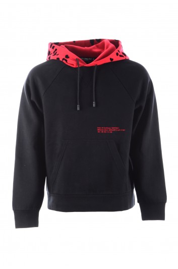 Dolce & Gabbana Men "Eyes Talk" Hooded Sweatshirt - G9WT2Z HU7JU