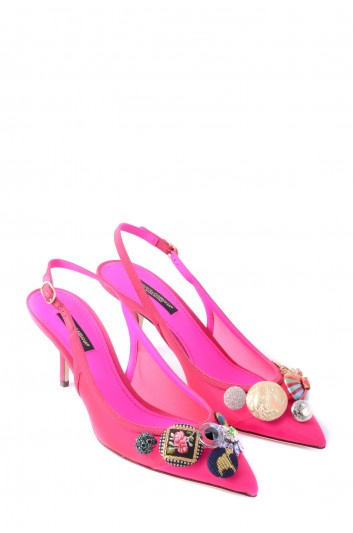 Dolce & Gabbana Women Applications Heeled Sandals - CG0484 AO644