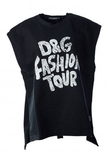 Dolce & Gabbana Minivestido Camiseta Mujer - F8N82T G7BET