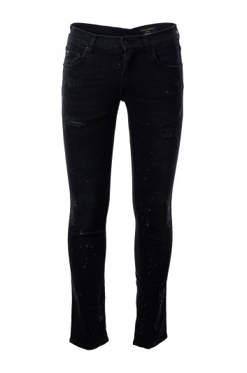 Dolce & Gabbana Men Skinny Broken Jeans - GY07LD G8CO5