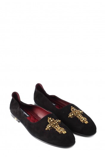 Dolce & Gabbana Men Flat Rood Application Shoes - A50249 AK177