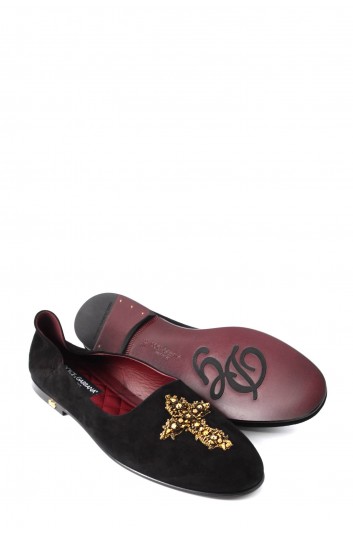 Dolce & Gabbana Men Flat Rood Application Shoes - A50249 AK177