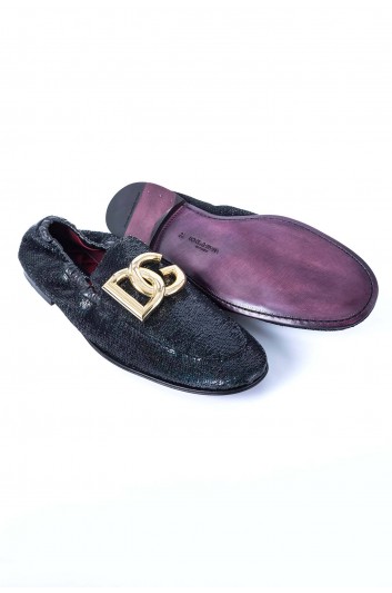 Dolce & Gabbana Men Sequins Slipper Loafers - A50469 AQ896