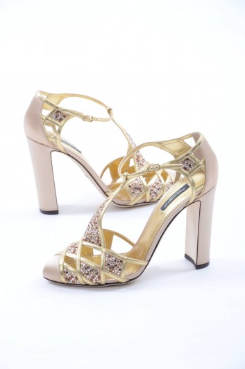 Dolce & Gabbana Women Silk Heeled Jewels Shoes - CD0452 AD401
