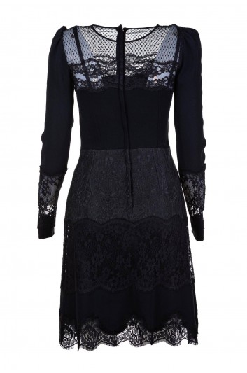 Dolce & Gabbana Vestido Medio Encaje Mujer - F6C2ST FURDV