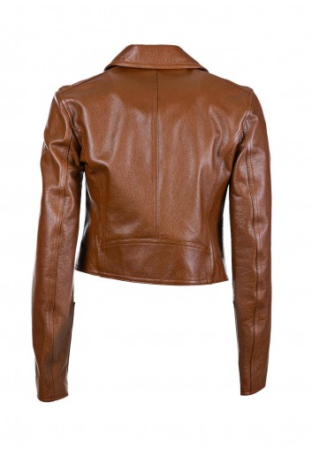 Dolce & Gabbana Women Zipped Leather Jacket - F9H18L HULGN