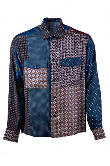 Dolce & Gabbana Men Silk Long Sleeve Shirt - G5IU4T GES09