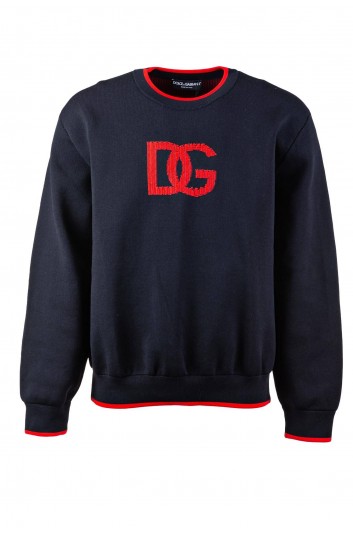 Dolce & Gabbana Men "DG" Crewneck Jumper - GXI02T JCMU0