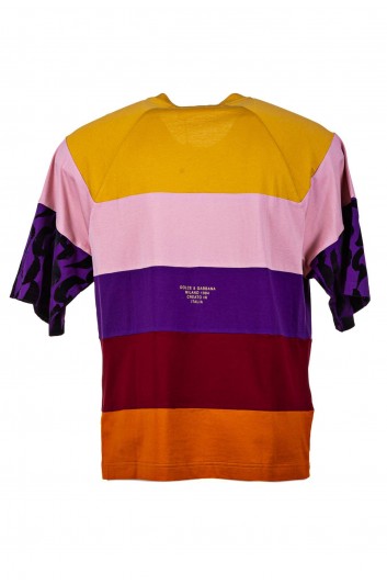 Dolce & Gabbana Men Combined Short Sleeve T-shirt - G8MR8Z G7YST