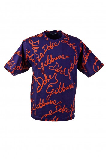 Dolce & Gabbana Camiseta Logo Manga Corta Hombre - G8NB7T HU7IL