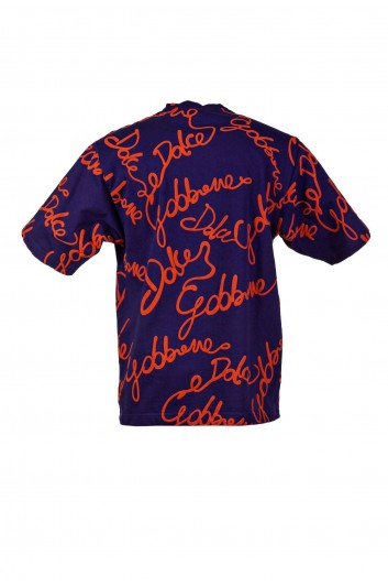 Dolce & Gabbana Men Logo Short Sleeve T-shirt - G8NB7T HU7IL