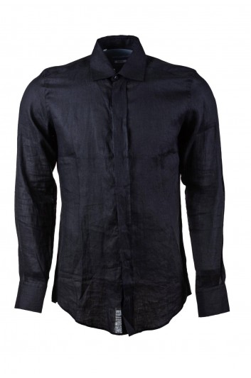 Dolce & Gabbana Men Linen Long Sleeve Shirt - G5FU4T FU4IK