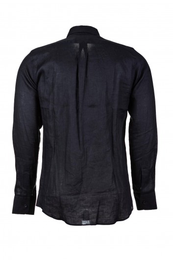Dolce & Gabbana Men Linen Long Sleeve Shirt - G5FU4T FU4IK