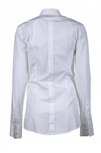 Dolce & Gabbana Men Bees Applications Neck Long Sleeve Shirt - G5GB6Z FU5K9