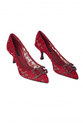 Dolce & Gabbana Women Laced DG Jewels Heeled Shoes - CD1435 AW198