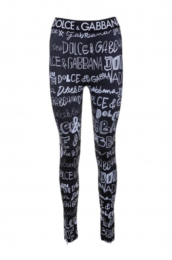 Dolce & Gabbana Women Brand Name printings Leggings - FTB5TT FSGXL