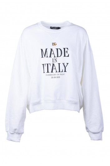 Dolce & Gabbana Sudadera "Made in Italy"  Mujer - F9L05Z G7C5I