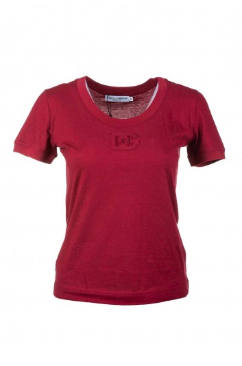 Dolce & Gabbana Women Short Sleeve T-shirt - F8U89T FU7AI