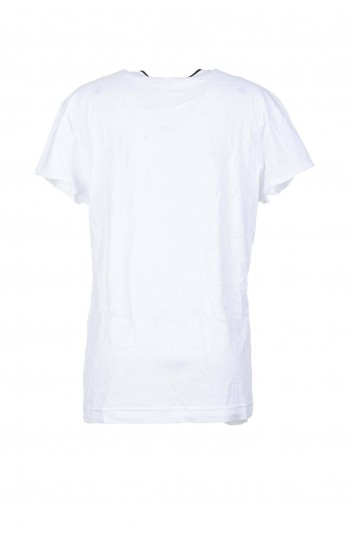 Dolce & Gabbana Women Front Zip Heart Short Sleeve T-shirt - J8009Z G7YCN