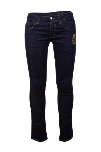 Dolce & Gabbana Men Skinny Embroidered Jeans - GY07LZ G8BY2