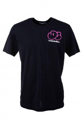 Dolce & Gabbana Men Graffitti Short Sleeve T-shirt - G8KBAT G7F1Q