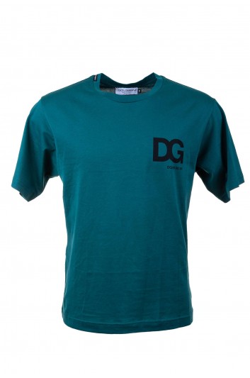 Dolce & Gabbana Camiseta "DG/ 00 00 84" Manga Corta Hombre - G8JX7Z G7TCT