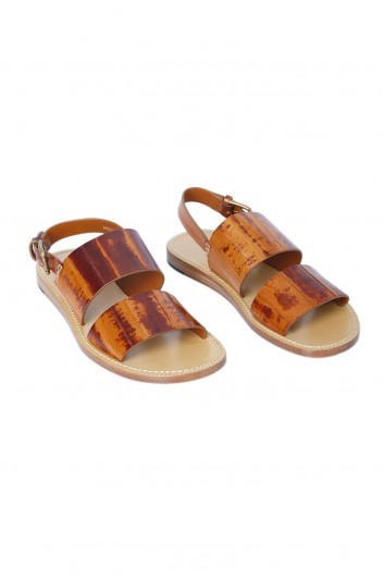 Dolce & Gabbana Men Eel Leather Sandals - A80224 A8M24