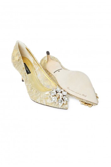 Dolce & Gabbana Women Taormina Jewel Heeled Shoes - CD0066 AE637