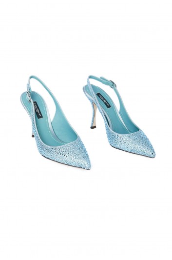 Dolce & Gabbana Women Lori Heeled Termostrass Sandals - CG0308 AK040