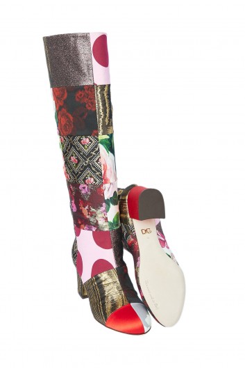 Dolce & Gabbana Women Heeled High Patch Boots