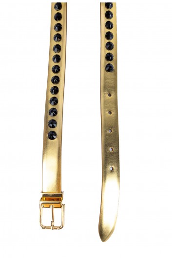 Dolce & Gabbana Women  Crystal Applications  2,5 cm Belt - BE1351 AJ485