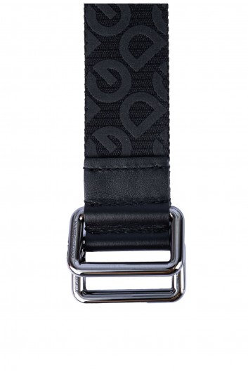 Dolce & Gabbana Cinturón Estampado DG 3,5 cm Hombre - BC4267 AJ838