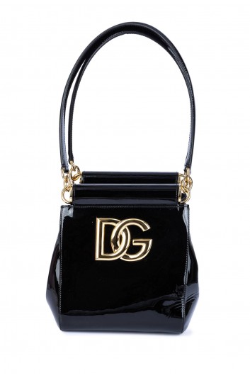 Dolce & Gabbana Bolso Charol Piel Mediano Mujer - BB7081 AQ618