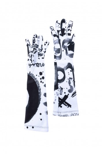 Dolce & Gabbana Women Printed Evening Gloves - FG083A GDA2Z