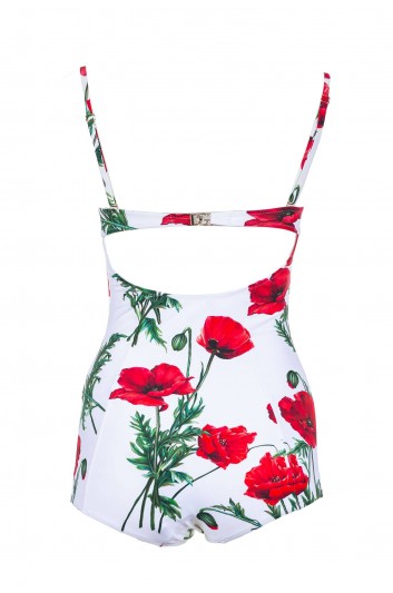 Dolce & Gabbana Women Poppies Swimdress Costume - O9A13J FSG1T