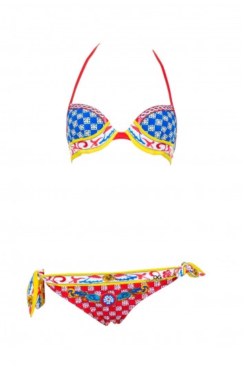 Dolce & Gabbana Women Halter Side Bows Bikini - O8A43J FPG56