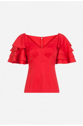 Dolce & Gabbana Women Ruffles Top - F74C1T FUABF