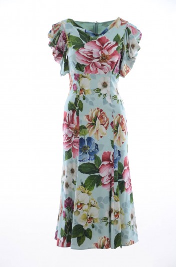 Dolce & Gabbana Women Flowers Long dress - F6H2MT FSRMJ