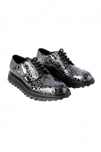 Dolce & Gabbana Men Patent Leather Derby Shoe - A10513 AJ576