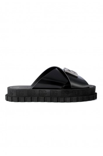 Dolce & Gabbana Men Crossed Saturno Sandals - A80257 A1203