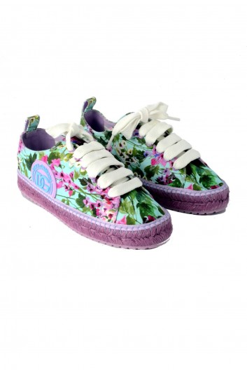 Dolce & Gabbana Women Canvas Printed Sneakers - CN0095 AY218